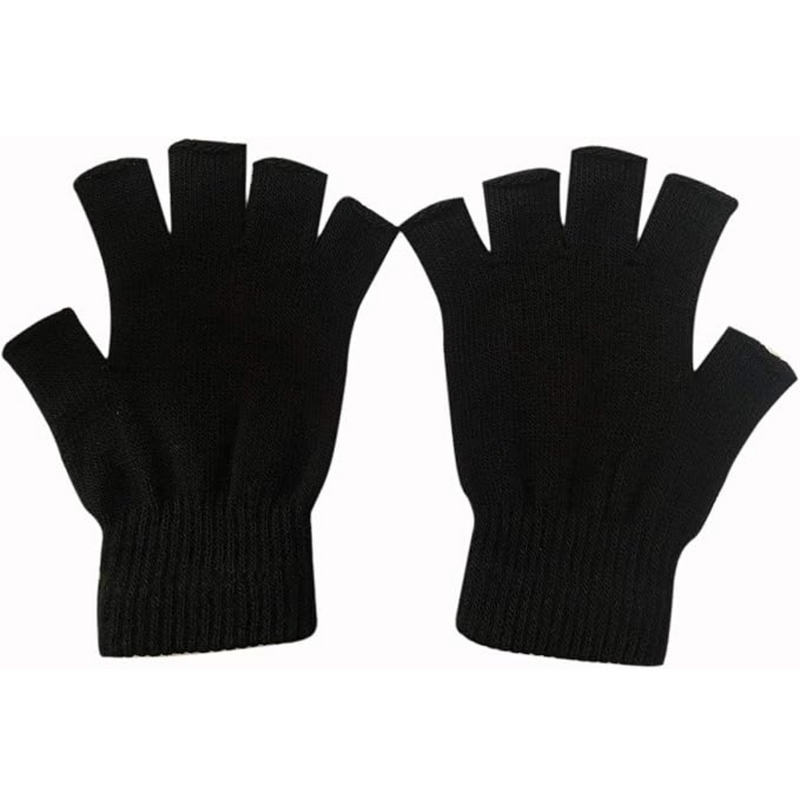 2-Pack Winter Knitted Fingerless Gloves - WarmFlex Set-State of Style