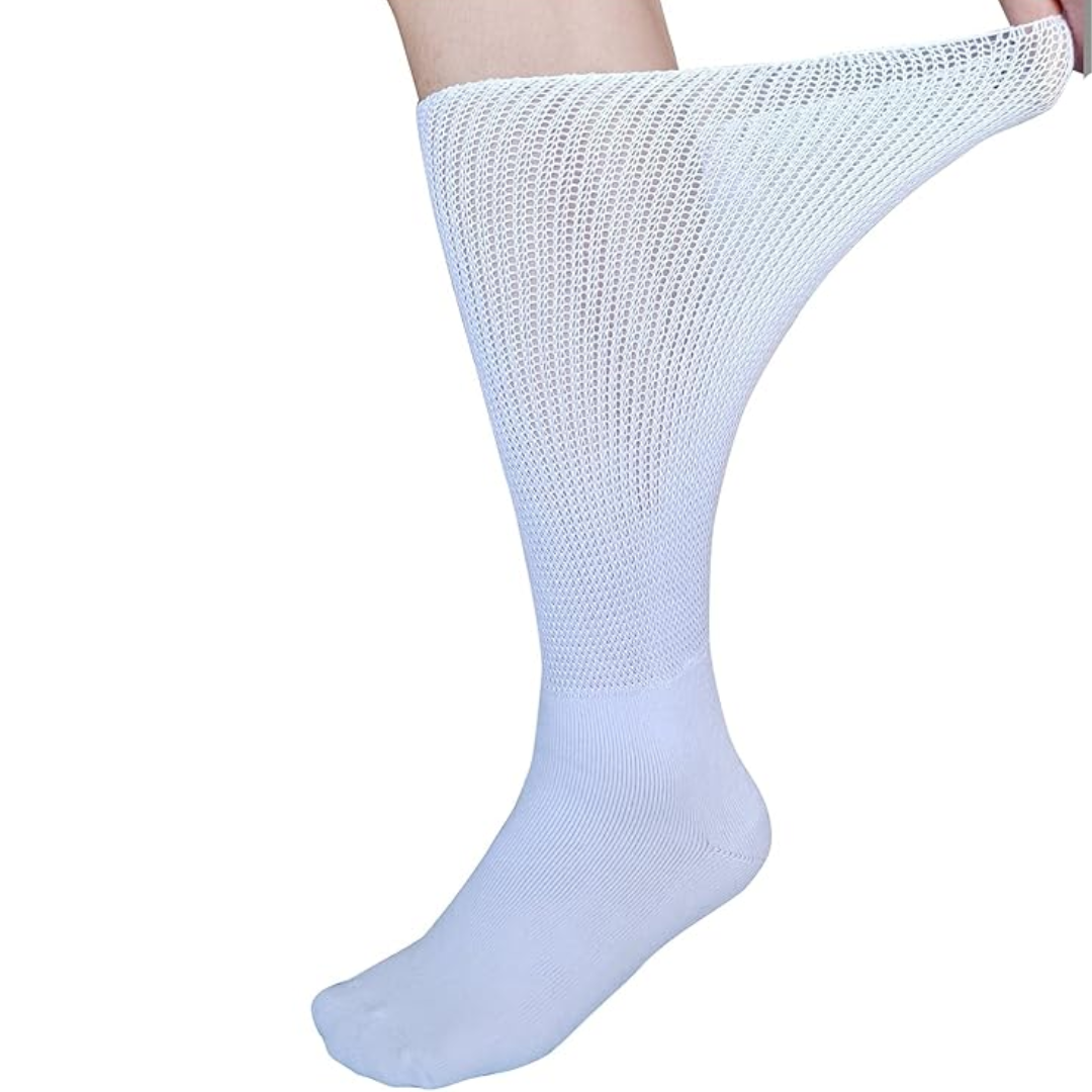 2 Pairs of Comfort Extra Wide Lymphedema & Diabetic Socks - Max-State of Style