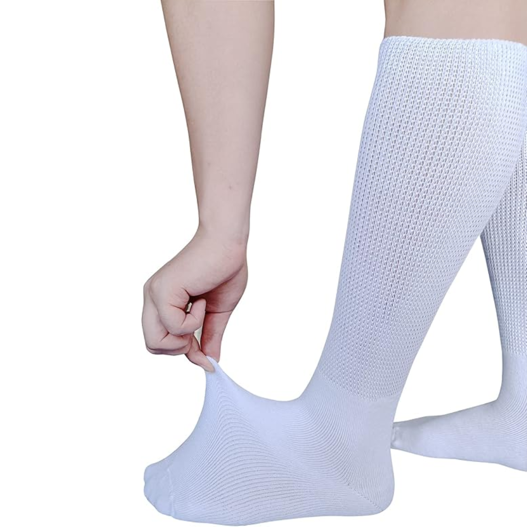 2 Pairs of Comfort Extra Wide Lymphedema & Diabetic Socks - Max-State of Style