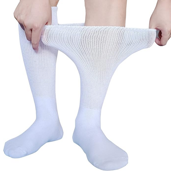 2 Pairs of Comfort Extra Wide Lymphedema & Diabetic Socks - Max-State of Style