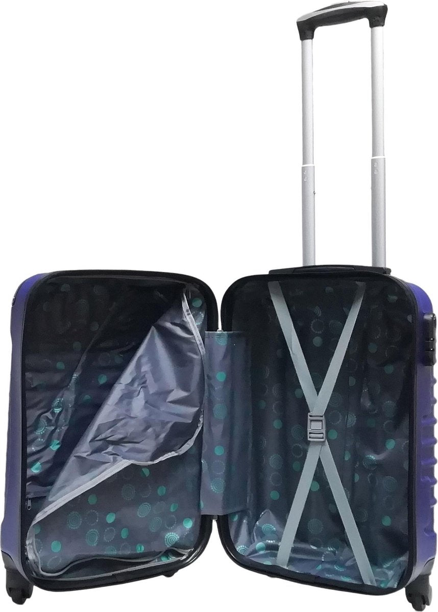 2-piece ABS luggage set – Ventura-Black-State of Style