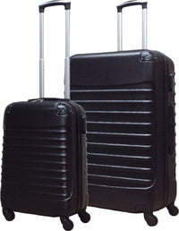 2-piece ABS luggage set – Ventura-Black-State of Style