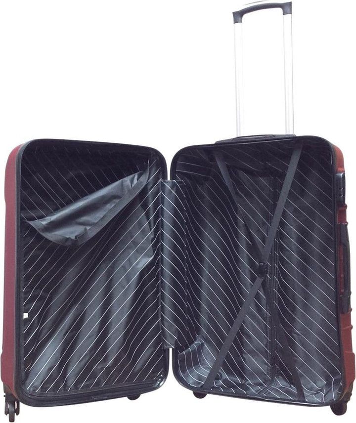 2-piece ABS luggage set – Ventura-Black-State of Style