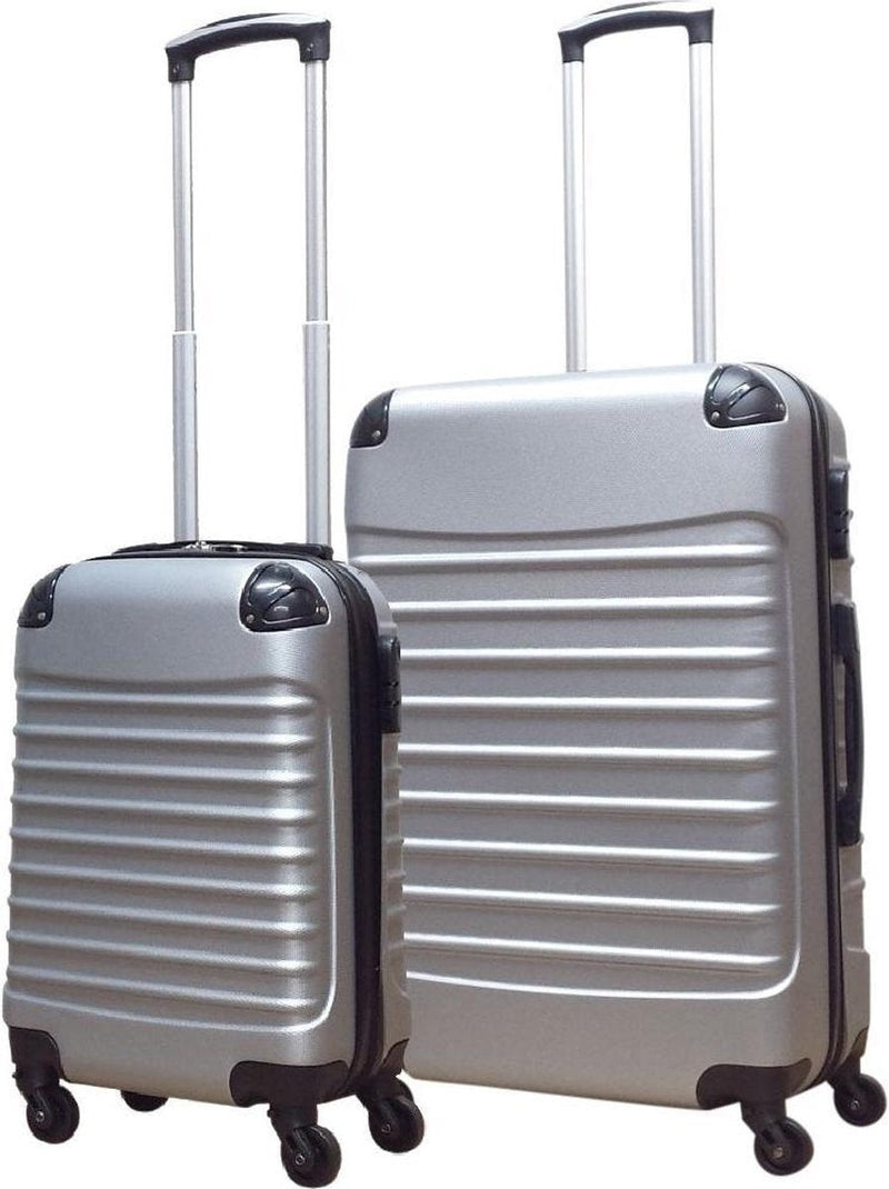 2-piece ABS luggage set – Ventura-Gray-State of Style
