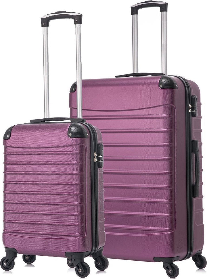 2-piece ABS luggage set – Ventura-Purple-State of Style