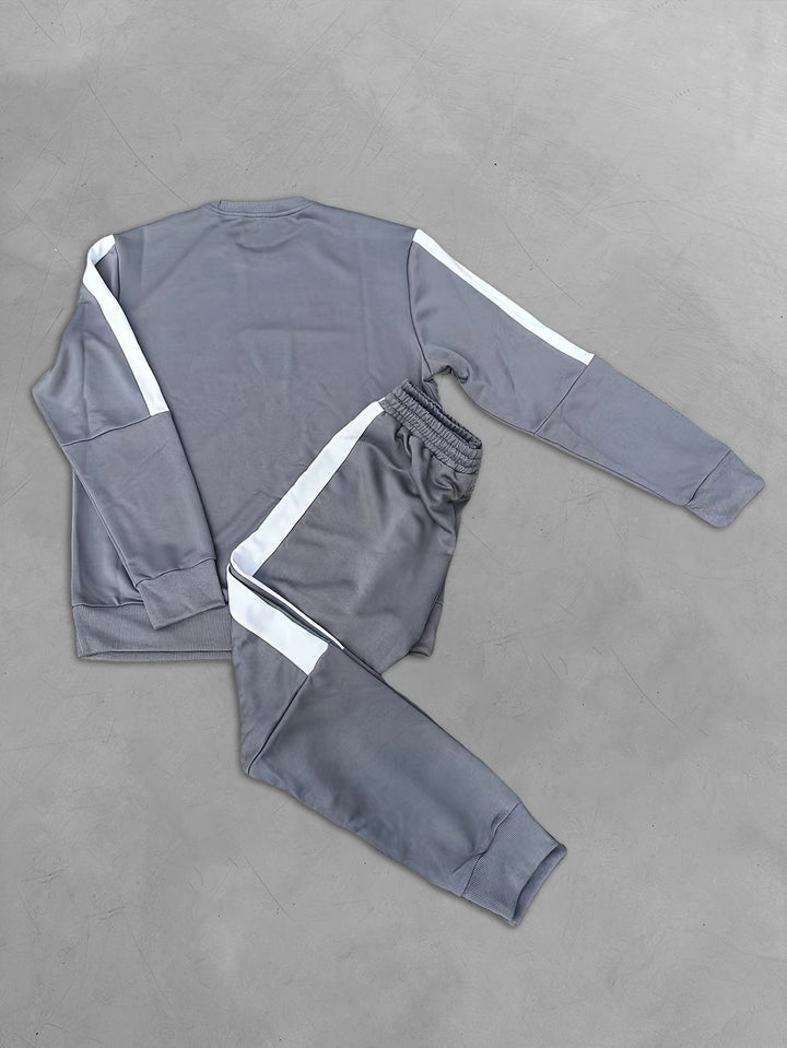 2-Piece Color Block Sport Outfit Set - Elias-Anthracite-S-State of Style