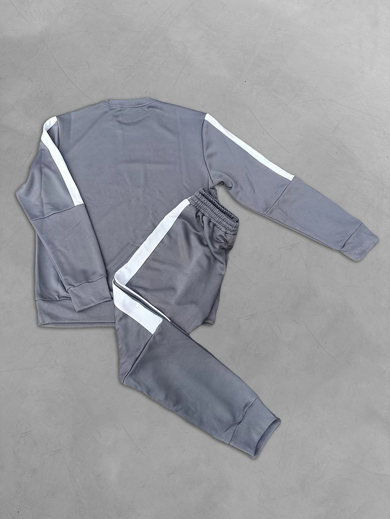2-Piece Color Block Sport Outfit Set - Elias-Anthracite-S-State of Style