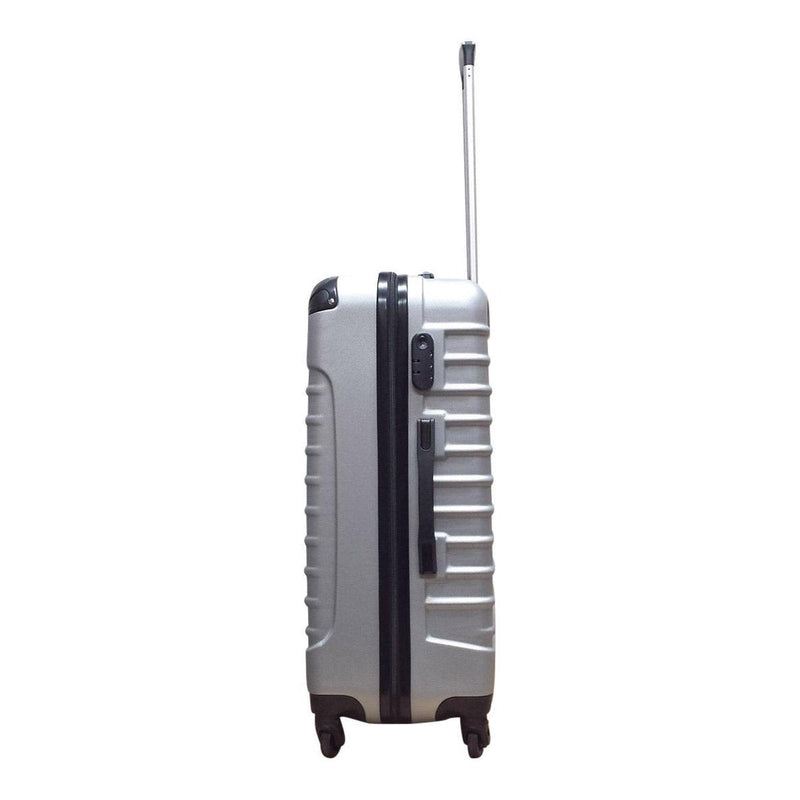 2-piece hard-shell suitcase set – Milano Silver-State of Style