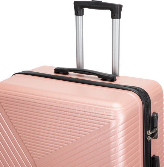 2-piece hard shell suitcase set – Santorini-Gray-2x S (39 L)-State of Style