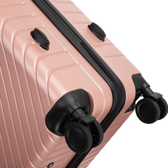 2-piece hard shell suitcase set – Santorini-Gray-2x S (39 L)-State of Style