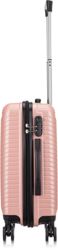 2-piece hard shell suitcase set – Santorini-Gray-2x S (39 L)-State of Style