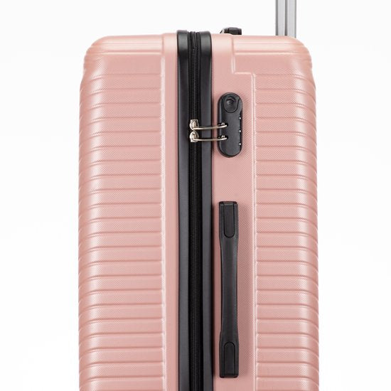 2-piece hard shell suitcase set – Santorini-Gray-2x S (39 L)-State of Style