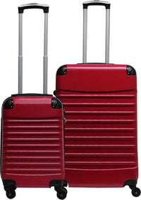 2-piece hard shell suitcase set – Siena Rosso-State of Style