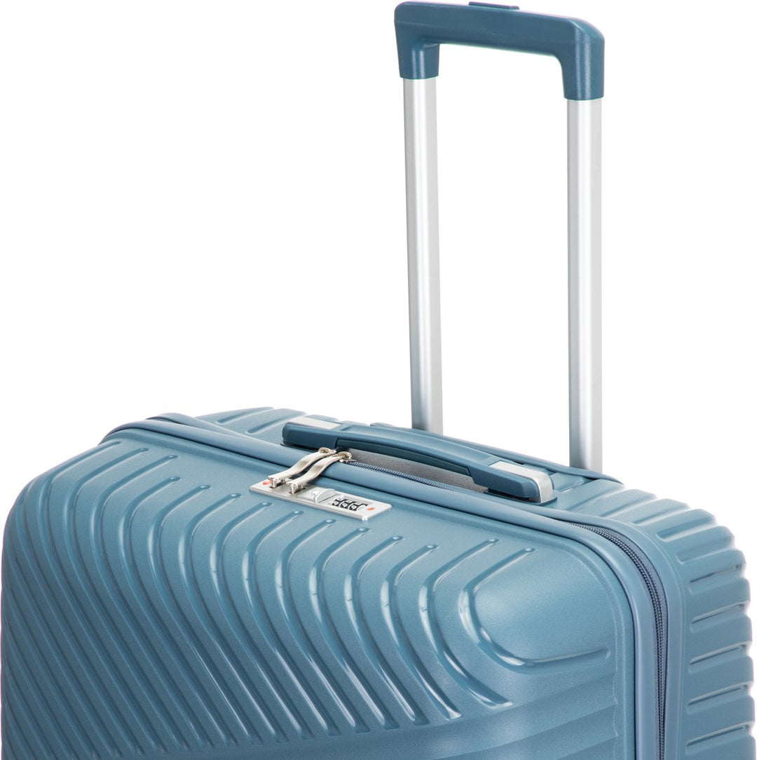 2-piece hard shell suitcase set – Valencia-Pink-2x S (39 L)-State of Style