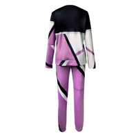 2-piece Set with O-neck and Long Pants - Sophie-Grey-S-State of Style