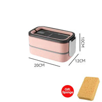 2-Tier Stainless Steel Bento Lunchbox - MealMate-Pink-State of Style