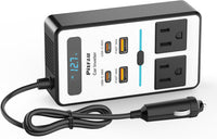 200W Car Inverter – DC 12V to 220V AC With USB-C & Fast Charger-200W-State of Style