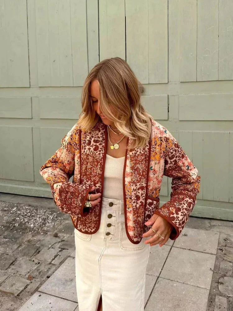 Reversible Patchwork Jacket for Women – Liora