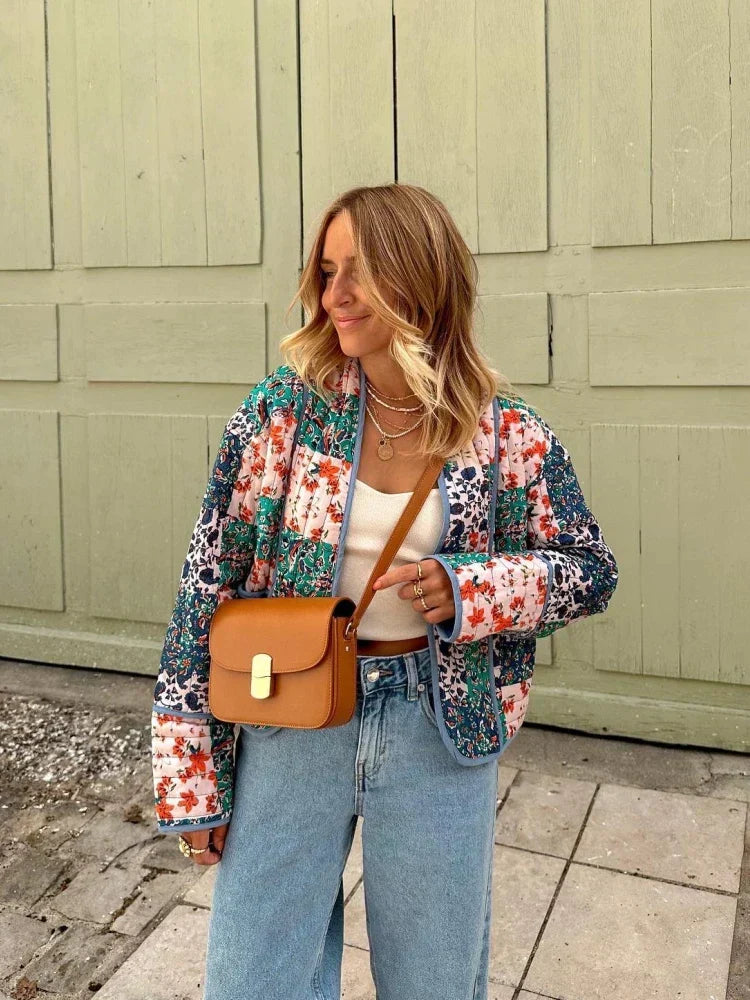 Reversible Patchwork Jacket for Women – Liora