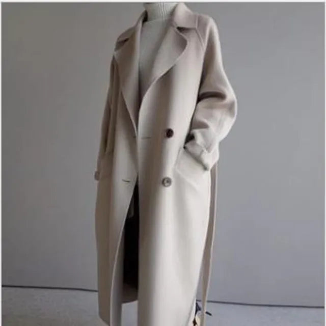 Long Wool Ladies Coat - Isolde