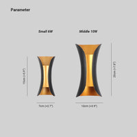 Modern LED Outdoor Wall Lamp - LumiEdge