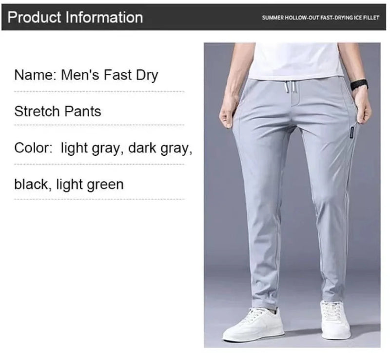 2025 New Models Unisex Quick-Dry Stretch Trousers-Dark grey (Man)-M-State of Style