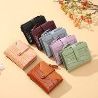Elegant Leather Clutch Money Clip Wallet
