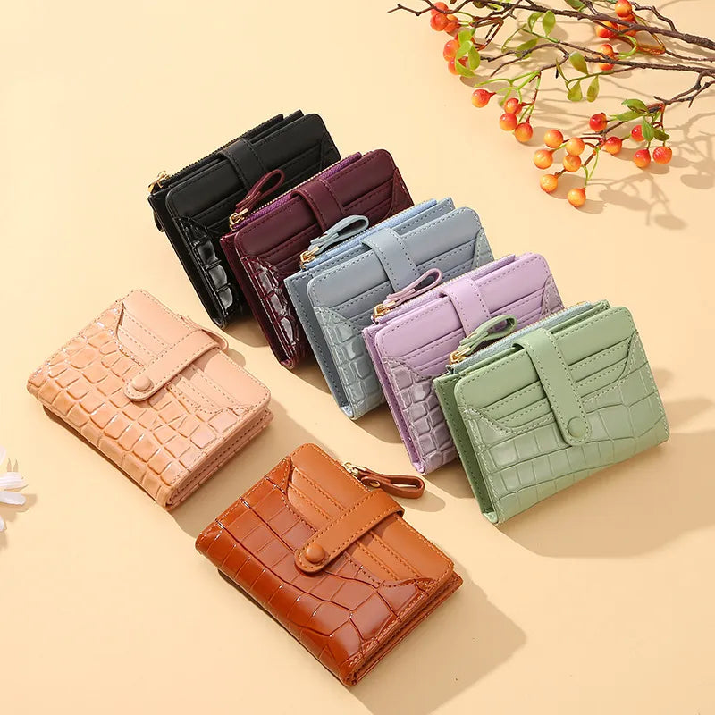 Elegant Leather Clutch Money Clip Wallet