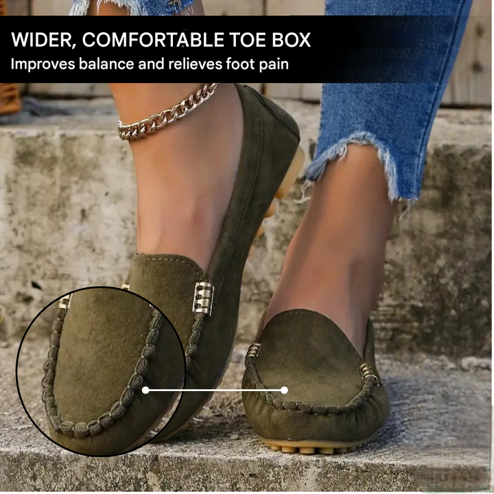 Ladies' autumn moccasins with barefoot feel – Sofia