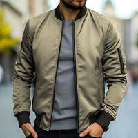 Men's bomber jacket with arm pocket – Jaron autumn edition