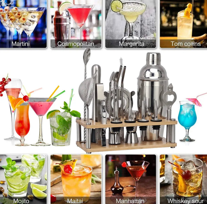 23-Piece Professional Bartender Set - ShakerPro-State of Style