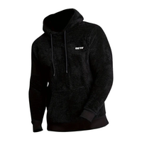 Men's hoodie lined with plush & hood - Emil