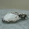 Retro Moonstone Necklace - Selene