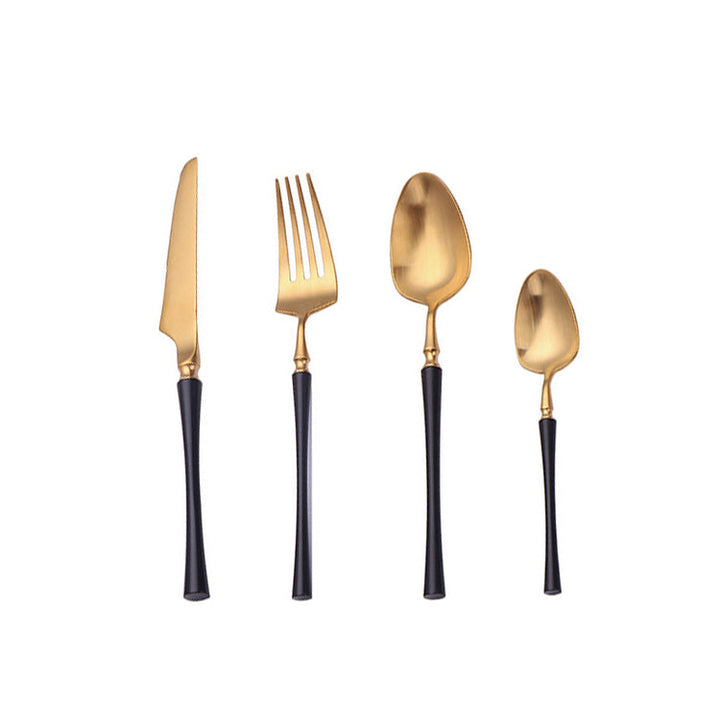 24-Piece Stainless Steel Cutlery Set - PureSet-Silver-State of Style