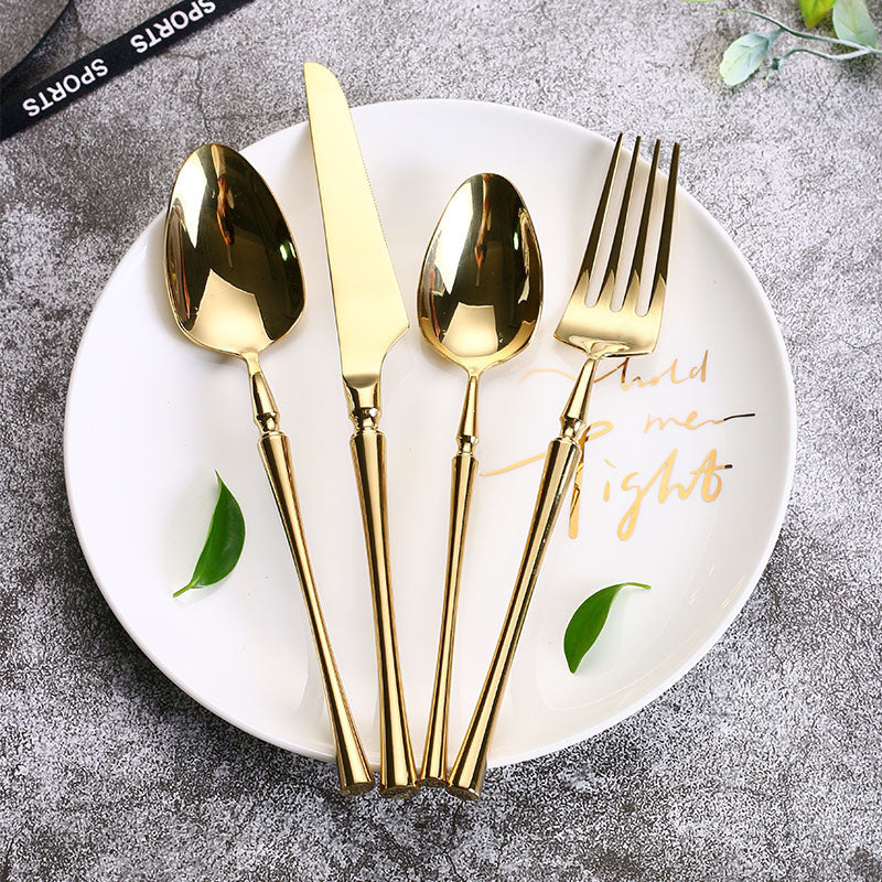 24-Piece Stainless Steel Cutlery Set - PureSet-Silver-State of Style