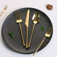 24-Piece Stainless Steel Cutlery Set - PureSet-Silver-State of Style