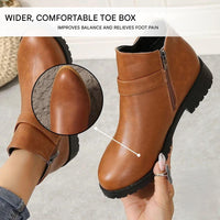 Ladies' autumn ankle boots with ergonomic sole – Alessia