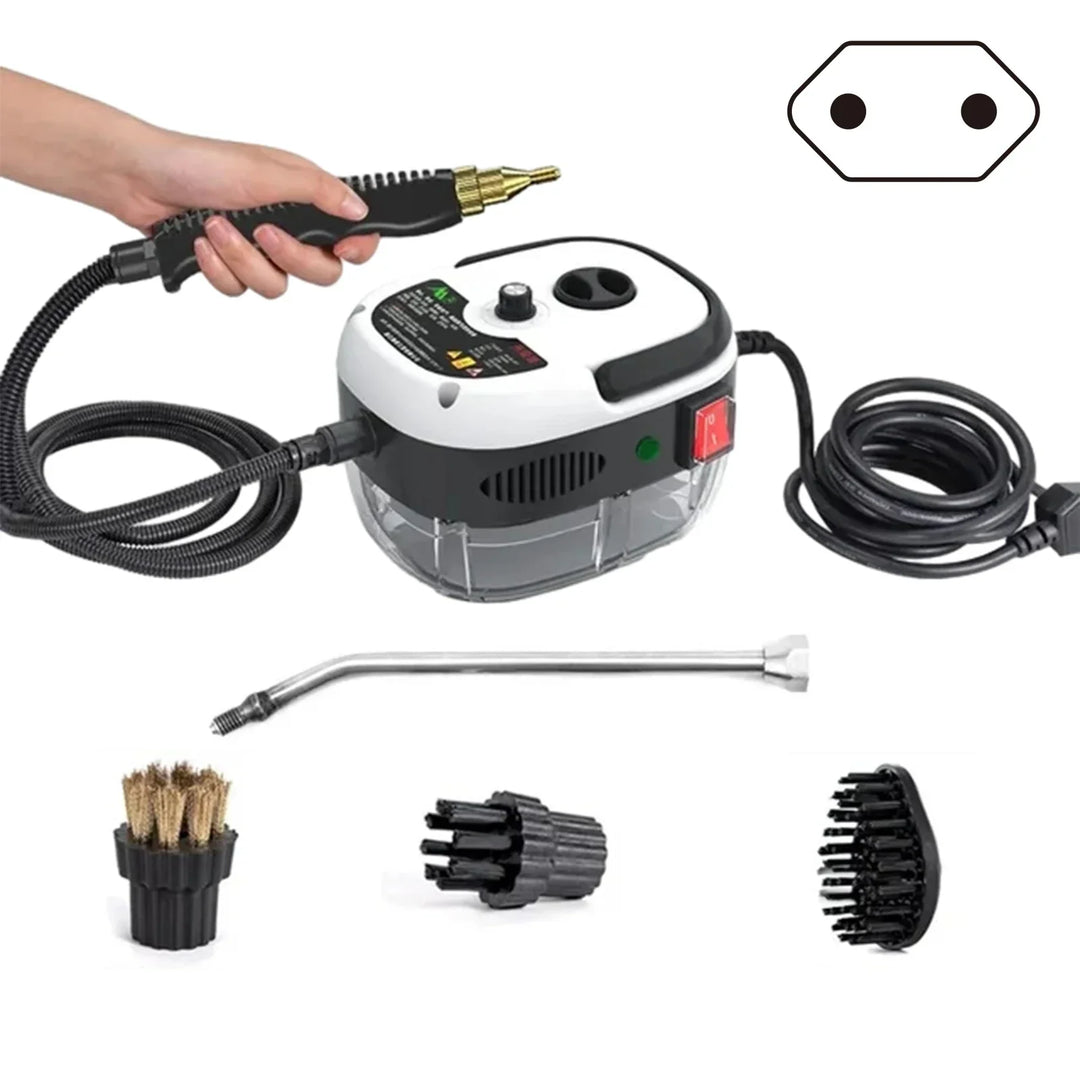 2500W HIGH-PRESSURE STEAM CLEANER - 6 SETTINGS FOR HOME & KITCHEN-White-State of Style