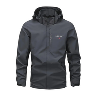 Men's outdoor jacket lightweight & breathable with removable hood – Elian