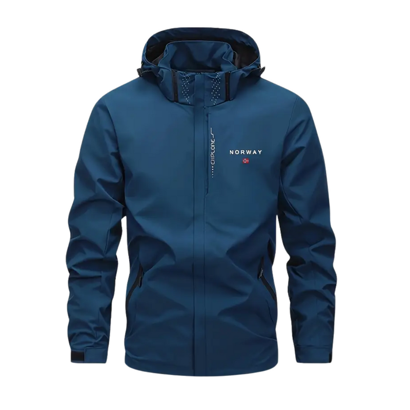 Men's outdoor jacket lightweight & breathable with removable hood – Elian