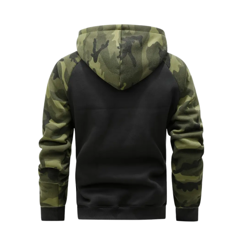 Warm and Comfortable Men's Camo Fleece Jacket - Ethan