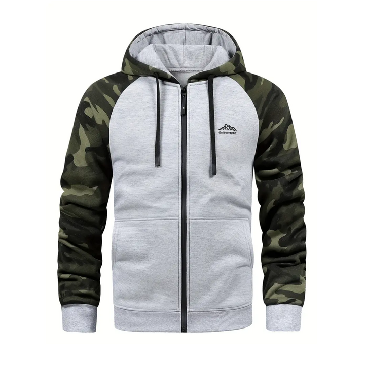 Warm and Comfortable Men's Camo Fleece Jacket - Ethan
