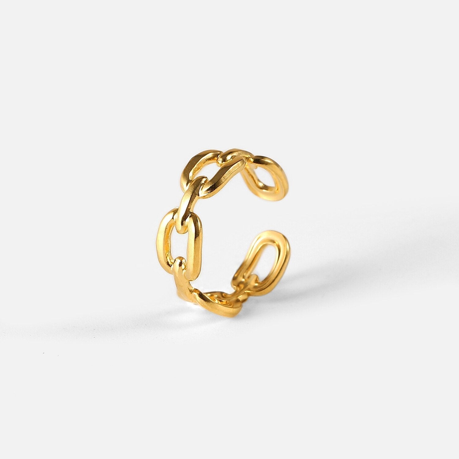 Twisted Link Open Ring - Nexa