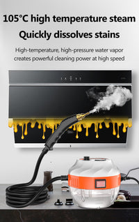 2800W HIGH-PRESSURE STEAM CLEANER - HOME APPLIANCE FOR KITCHEN AND CAR-Orange-State of Style