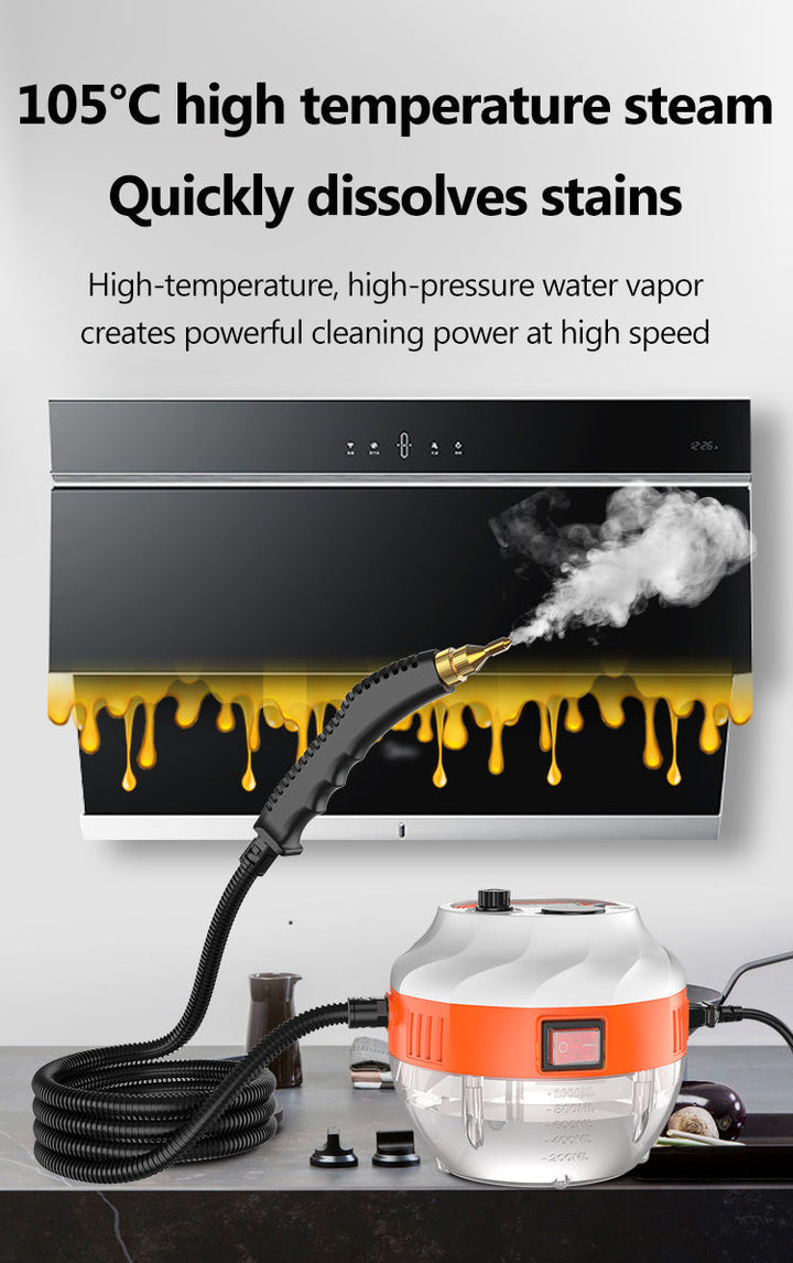 2800W HIGH-PRESSURE STEAM CLEANER - HOME APPLIANCE FOR KITCHEN AND CAR-Orange-State of Style