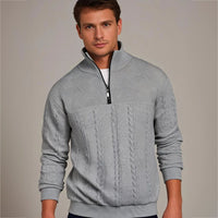 Men's pullover with cashmere merino wool – Autumn Magic Severin