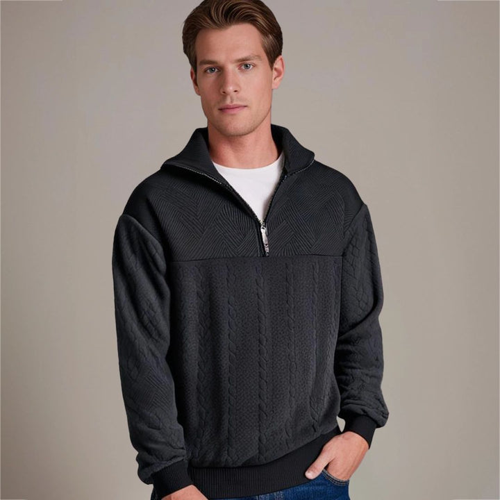 Men's pullover with cashmere merino wool – Autumn Magic Severin