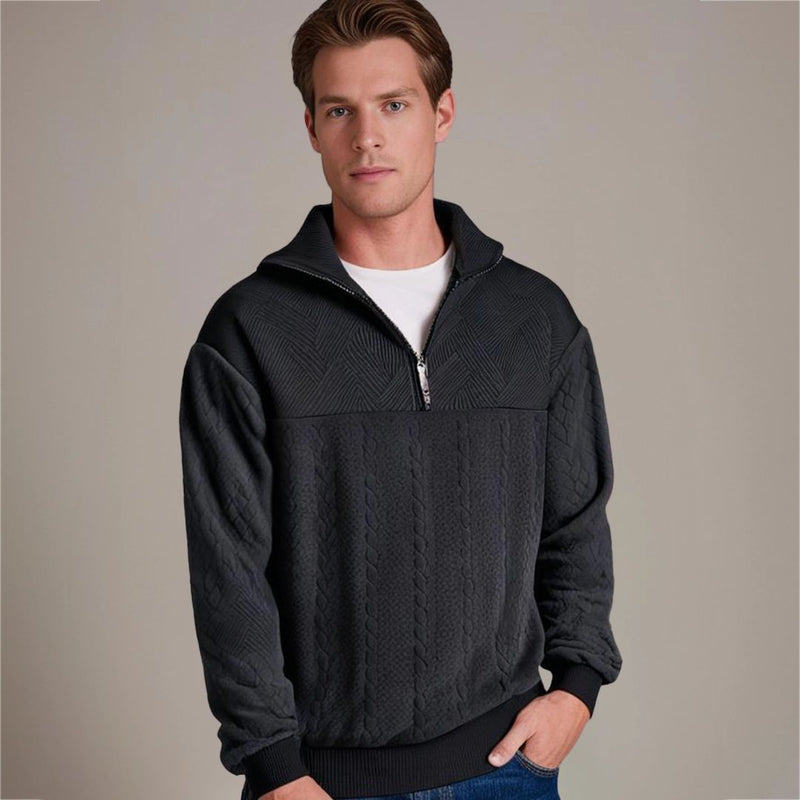 Men's pullover with cashmere merino wool – Autumn Magic Severin