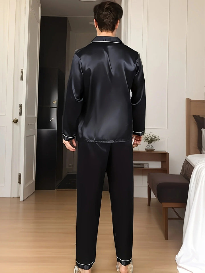 Men's Satin Pyjamas – Adrian