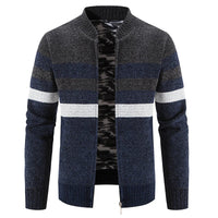 Men's Striped Autumn Cardigan – Tobias
